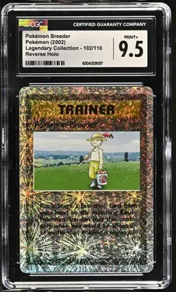 2002 POKEMON LEGENDARY COLLECTION POKEMON BREEDER #102 REVERSE HOLO-RARE CGC 9.5 - Image 1