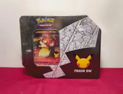 Pokemon TCG Celebrations 25th Lance's Charizard V Big Tin Brand New & Sealed - Image 1