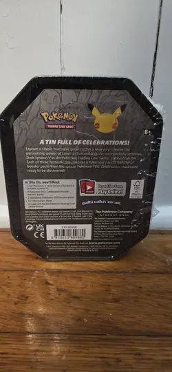 Pokemon Dark Sylveon V Tin Pokemon Celebrations FACTORY SEALED - Image 4