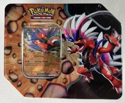 Pokemon Slashing Legends Factory Sealed Tin Box Koraidon ex 5 Booster Packs - Image 1