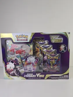 Pokemon TCG Hisuian Zoroark VSTAR Premium Collection Factory Sealed (5 Packs) - Image 4