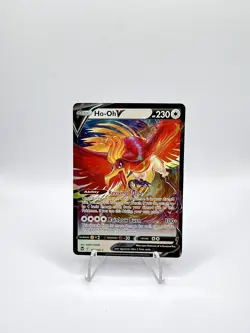 Pokemon TCG Silver Tempest Ho-Oh V 140/195 Rare - NM - Image 1