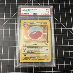 1999 Pokemon Jungle #18 Electrode Graded PSA 7 NM - Image 1