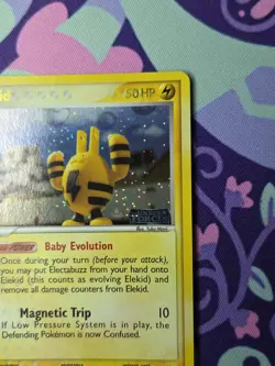 Pokemon TCG EX Unseen Forces Elekid 23/115 Reverse Holo Near Mint - Image 3