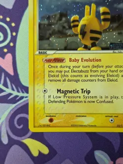 Pokemon TCG EX Unseen Forces Elekid 23/115 Reverse Holo Near Mint - Image 5