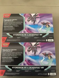 Pokemon TCG (2) Hydreigon EX & Dragapult EX Premium Collection Box New Sealed - Image 2