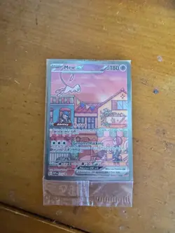 Mew ex SVP 053 Pokemon TCG Scarlet Violet 151 Black Star Promo Full Art SEALED - Image 1