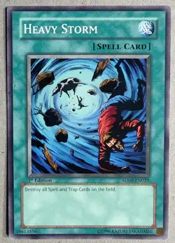 Heavy Storm - SD09-EN025 - 1st Ed. - Common - Yu-Gi-Oh! - LP - Image 1