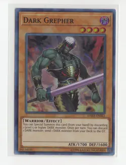 YuGiOh Dark Grepher Dark Saviors DASA-EN042 Super Rare Nm - Image 1