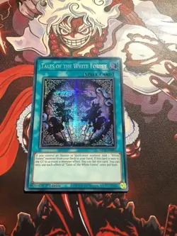 Yugioh Tales of the White Forest MP25-EN092 Prismatic Secret Rare 1st Edition NM - Image 1