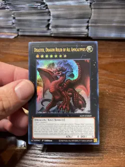 YU-GI-OH! Disaster Dragon Ruler Of All Apocalypse ALIN-EN049 Ultra Rare - Image 2