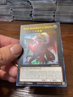YU-GI-OH! Disaster Dragon Ruler Of All Apocalypse ALIN-EN049 Ultra Rare - Image 3