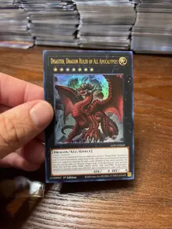 YU-GI-OH! Disaster Dragon Ruler Of All Apocalypse ALIN-EN049 Ultra Rare - Image 5