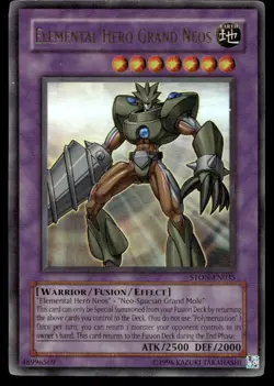 Yu-Gi-Oh TCG Strike of Neos #STON-EN035 Elemental HERO Grand Neos Ultra Rare MP - Image 1