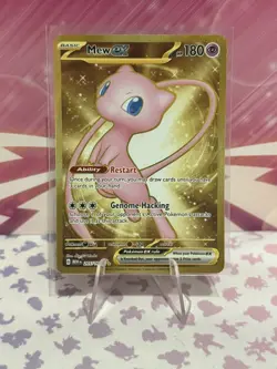 Pokemon Card Mew EX 205/165 Gold Hyper Rare Scarlet & Violet 151 Near Mint - Image 1