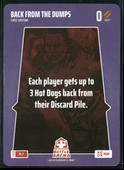 2024 Bo Jackson Battle Arena Play Card #PL-7 Back from the Dumps - Image 1