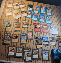 MTG Unglued Collection - Commons & Uncommons 59 Silver Border Cards Vintage 1998 - Image 1