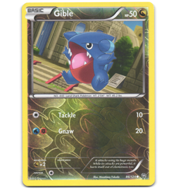 Pokemon 2012 Light Play Gible Dragons Exalted REVERSE 86/124 Card - Image 1