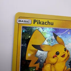 Pokemon Card Pikachu SM86 Cosmo Holo Black Star Promo Near Mint - Image 3