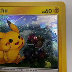 Pokemon Card Pikachu SM86 Cosmo Holo Black Star Promo Near Mint - Image 4