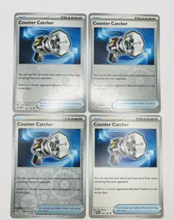 4x Counter Catcher 160/182 Paradox Rift - Pokemon TCG - Trainer Card Playset - Image 1