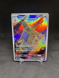 Pokemon TCG Tyranitar Holo Card 222/193 Sv02 Paldea Evolved Illustration Rare - Image 1