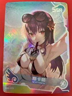 Goddess Story - Maiden Party - Anime Waifu SSR Foil Card - Scathach - Image 1