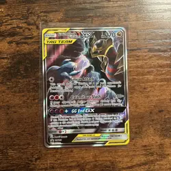 Pokemon TCG Garchomp & Giratina GX SM193 Sun & Moon Promo Card Near Mint - Image 1