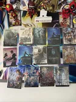 Final Fantasy MTG Through The Ages 14 Card Lot Showcase Foil & Non Foil FCA JP - Image 1