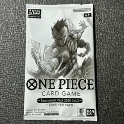 ONE PIECE Card Game Tournament Pack 2025 Vol. 2 English Sealed Single Card Pack - Image 1