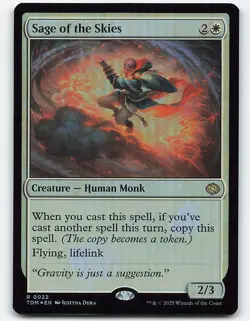 Sage of the Skies #22 foil Magic the Gathering Card - Image 1