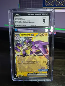Toxtricity ex SVP215 CGC Graded 9 Pokemon Trading Card Game - Image 1