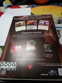 LOREHOLD LEGACIES Magic the Gathering MTG Commander 2021 Deck Sealed MIB 630509959020 - Image 3