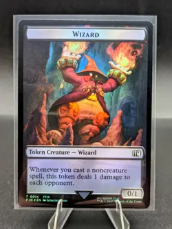 Hero (0003) / Wizard (0014) Token *FOIL* MTG Final Fantasy NM - Image 2