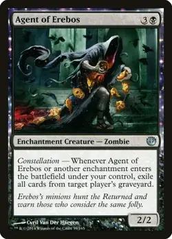 Agent of Erebos - Foil Journey into Nyx LP MTG - Image 1