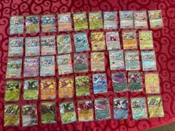 Pokemon Full Art Ex Jolteon Espeon Blastoise Lapras Crobat Card Lot OF 46 - Image 1