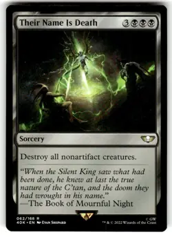 Their Name Is Death Universes Beyond: Warhammer 40000 Regular MTG NM - Image 1