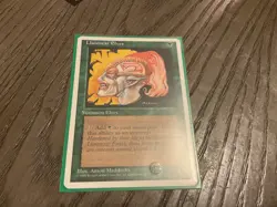 Llanowar Elves - Unlimited Edition -Regular Vintage Magic The Gathering NM - Image 1