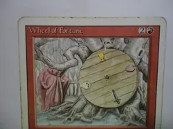 Wheel of Fortune Revised HP Heavily Played MTG Magic the Gathering - Image 5