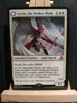 Gisela, the Broken Blade - Eldritch Moon - Mythic - NM to LP (see pics) MTG - Image 1