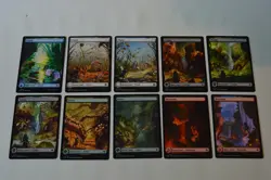 MTG Magic The Gathering CCG Lot of 45 Different FULL ART Basic Lands NM - Image 3