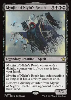 MTG - Myojin of Night's Reach - Foundations - Image 1