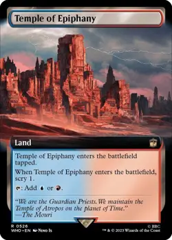 FOIL - Temple of Epiphany (Extended Art) - Universes Beyond: Doctor Who (WHO) - Image 1
