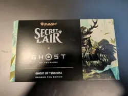 Secret Lair x Ghost of Tsushima RAINBOW FOIL PlayStation MTG SEALED - Image 1