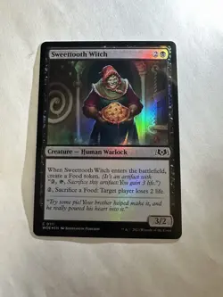 Sweettooth Witch NM Wilds of Eldraine Foil Magic The Gathering Mtg Near Mint - Image 1