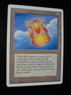 Kormus Bell Unlimited Edition MP Moderately Played MTG Magic the Gathering - Image 1