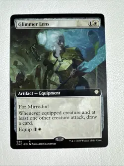 Glimmer Lens (Extended Art) Regular #44 Commander: Phyrexia: All Will Be One MTG - Image 1