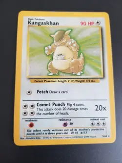 Kangaskhan 5/64 Pokemon Jungle Holo Error Card (No Symbol) - Image 1