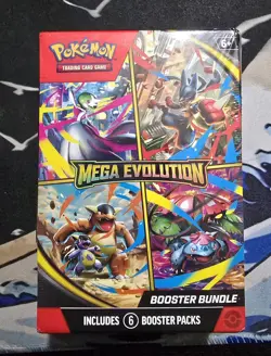 Pokemon TCG: Mega Evolution Booster Bundle (6 Packs) New Sealed✅ - Image 1