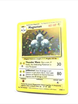 MAGNETON - 9/102 - Base Set - Holo - Pokemon Card - NM - Image 1